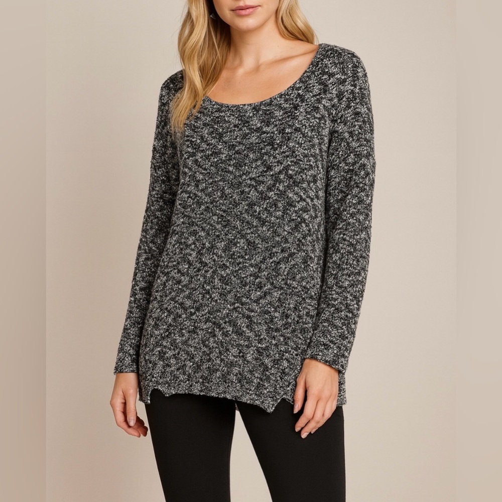 NWT Express Braided Side High-Low Cotton Knit Sweater Size Medium